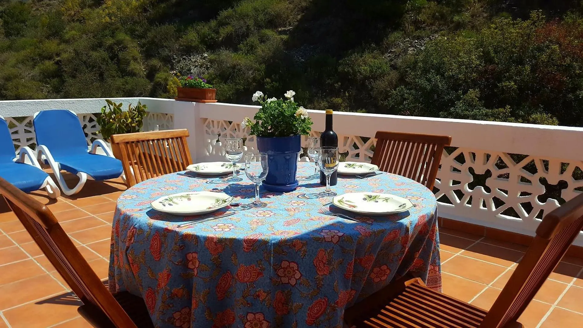 Lovely Rooftop Apartment La Palmera Azul Almunecar Spain